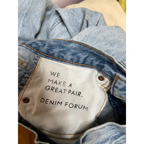 Denim Forum Aritzia The BF High Rise Loose Jeans 28L Womans 25 Blue