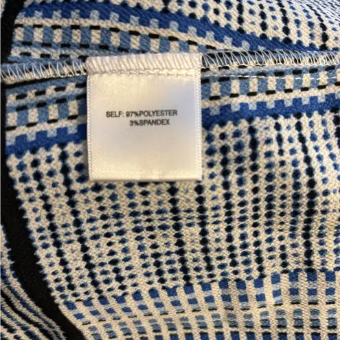 Rose + Olive Blue and Black Striped Tank Top