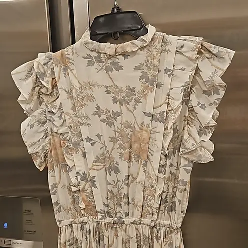 ๐DOEN๐ Carnation Dress ~ Salt Summer Floral Print XS NWOT *Missing Waist Tie" Green