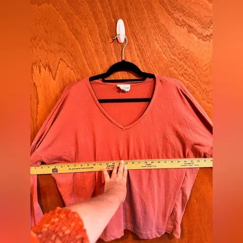 FOR THE REPUBLIC  Dusty Rose‎ Shirt Size L