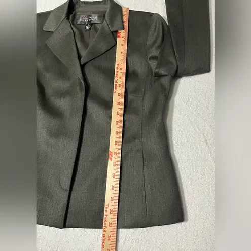 Ellen Tracy | Linda Allard 100% Wool Suit Blazer Gray Size 8