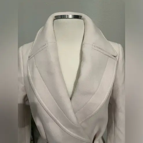 Reiss New Tor Belted Wool Blend Coat Peacoat Trench Coat Sz 4 $625