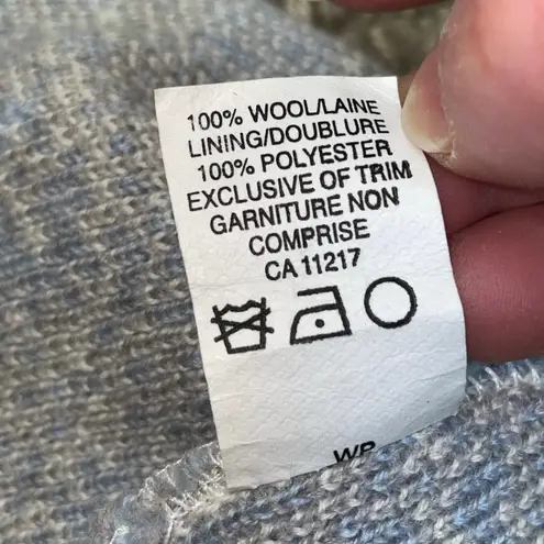 Swix Ski Beanie Cap Skull Hat Knit 100% Wool Sport Nordic Fair Isle Snowflake Blue