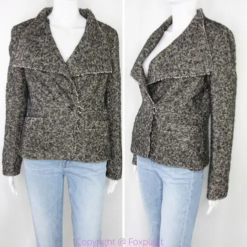 Piazza Sempione Vintage wool silk blend jacket, Italian size 40