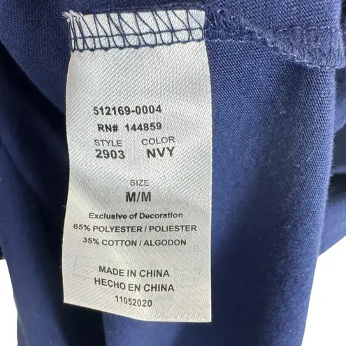 Adar Universal Navy Underscrubs Long Sleeve Crew Neck Lightweight T