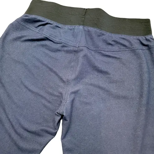 Badgley Mischka American Glamour Faux Denim Blue Leggings Size Medium