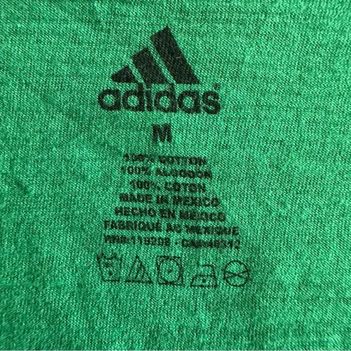 Adidas  Boston Celtics Women’s Raglan Fitted Long Sleeve Tee Green Gray Size M