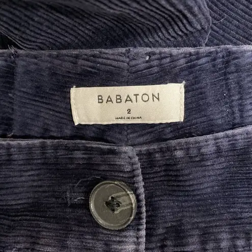 Babaton Aritzia Velvet High Rise Flare Pants Braden Purple/Blue Women’s Size 2