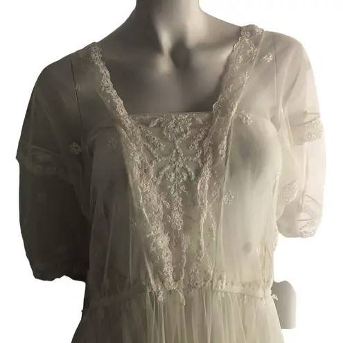 Vintage Strauss by Bonnie Lace Victorian Maxi Dress Women's Size 10 (XS Modern)