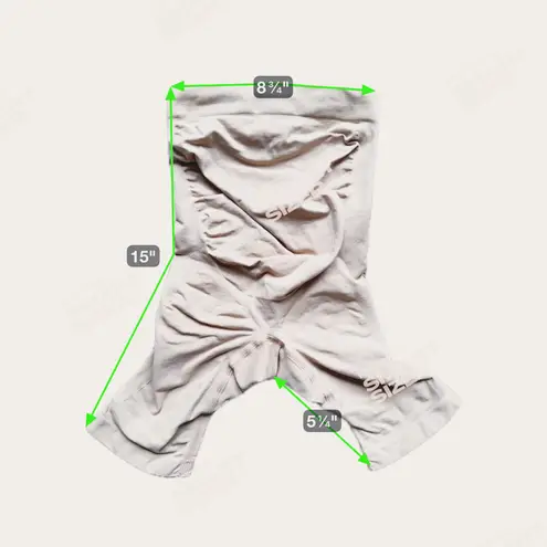 SKIMS Maternity Sculpting Mid Thigh Short S/M Beige Nude Seamless Shapewear