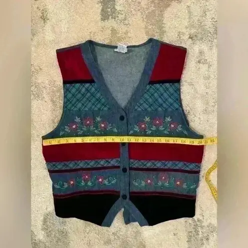 Women’s Napa Valley Denim Vest Blue Size L