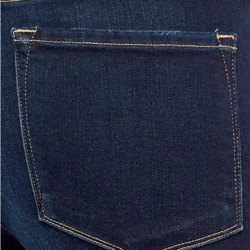 frame denim  Le Crop Mini Boot Jeans Size 32 Cabana Blue Wash Cropped Flare