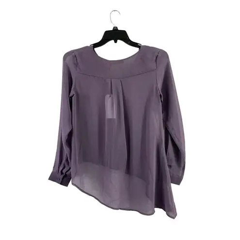 potter's pot Women's Shear Purple Blouse