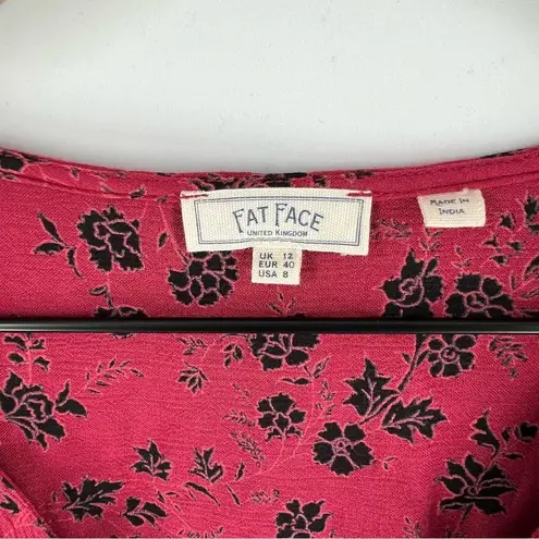 Fat Face Boho Crinkle Fabric Floral Print V