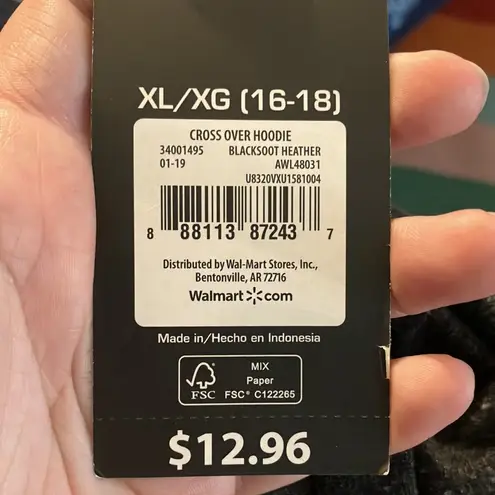 Athletic Works 🔹4 for $30 NWT  Cross Over Hoodie, XL