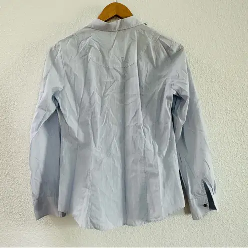 J.Crew  Striped Button Up Cotton Top Size Small