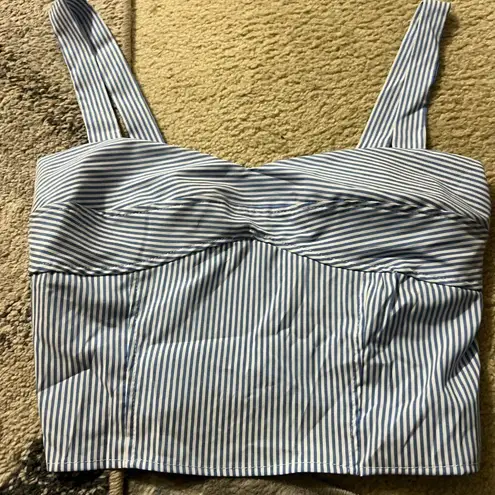 HYFVE  blue and white striped top M