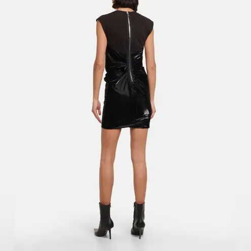 RTA Isabella vinyl minidress size Large Black