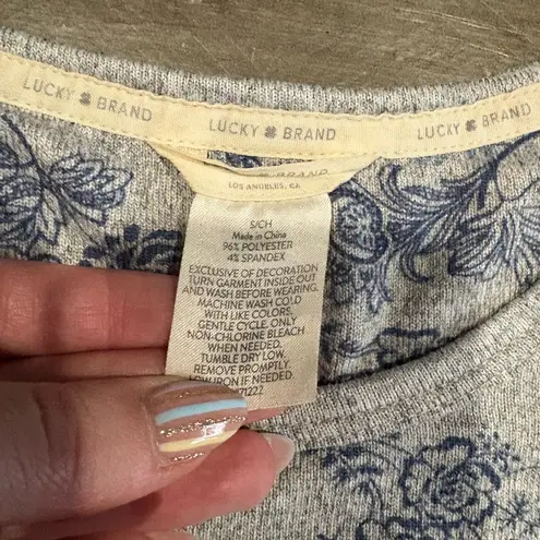 Lucky Brand Lucky‎ Brand Blue Floral Pajama Set