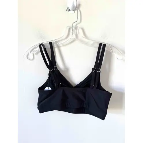 Universal Standard Padded No Wire Adjustable Bathing Suit Top Black 6-8 NEW