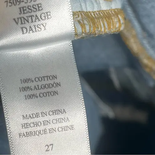 Rails Jesse Vintage Daisy Distressed Denim Shorts Sz 27 Jean Shorts Floral