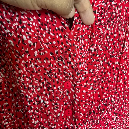 Ba&sh Azalea Button Midi Dress XS