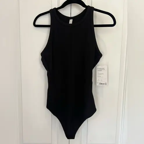 Athleta NWT Rib Bodysuit in Powervita Black Size Small