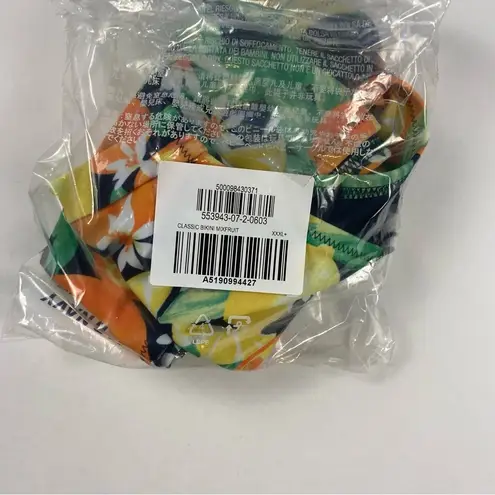 Old Navy Bikini Swim Bottoms Women XXXL Blue Yellow Orange Tropical Low Rise Size undefined