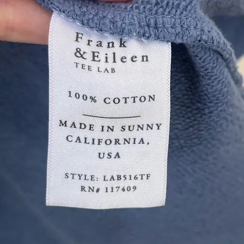 Frank & Eileen Anna Long Sleeve Capelet Sweatshirt blueberry medium