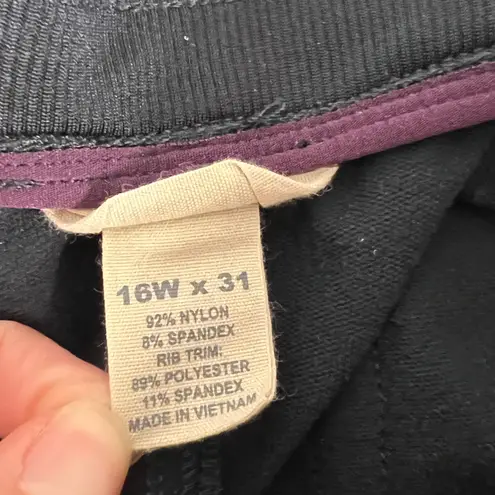 Duluth Trading Black Hills Water Repellent Straight Pants Plus Size 16W