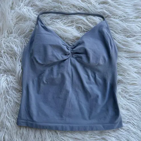 Dfyne Impact Longline Strappy Top Graphite Size Medium Gray