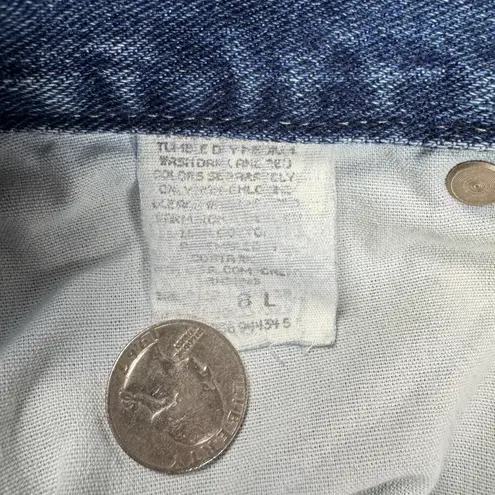 Vtg 90s Lee Riders Women's Jeans 8L Blue High Rise USA Made Chore Utility Denim Size undefined