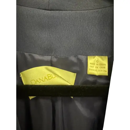 Dana Buchman  Blazer Jacket Periwinkle Purple Women's Sz  6 W/ Glass Button‎