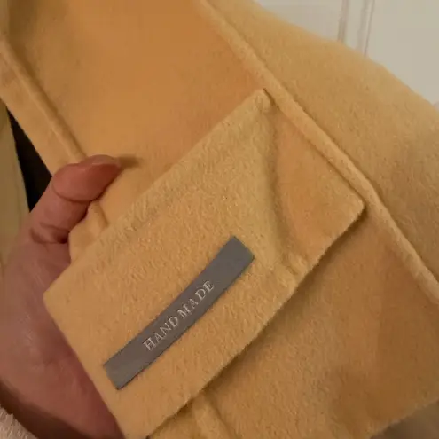 Teenie Weenie Yellow Wool Handmade Trench Coat