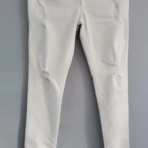 Black Orchid LA Distressed White Skinny Jeans 26