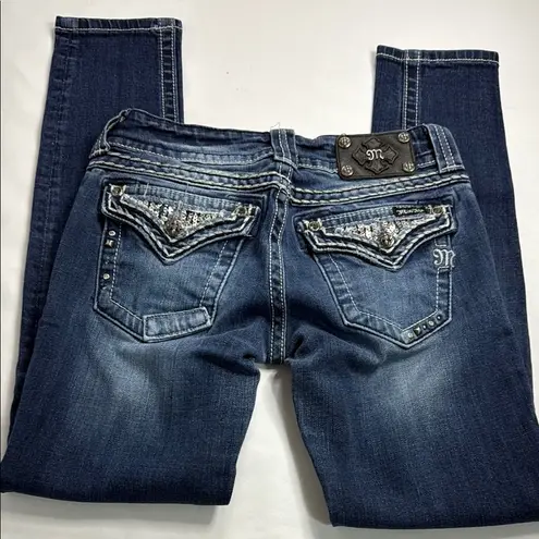 Miss Sixty Miss Me Blue Skinny Jeans with Faded Effect