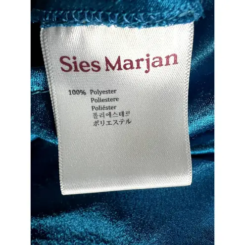 Sies Marjan Andy Cowl Neck Satin A-Line Midi Dress Size 0 NWOT