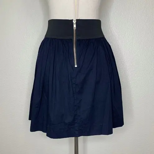 Necessary Objects Necessary Object Navy Blue Wide Waist Skirt