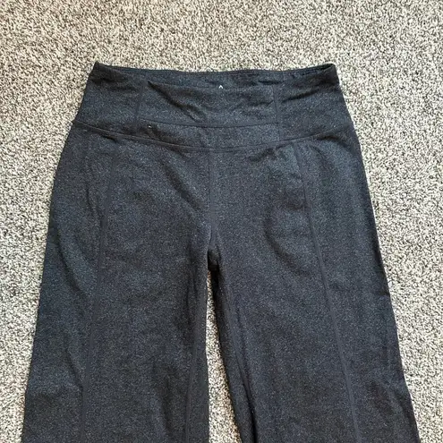 prAna dark gray wide leg active pants size XS Short