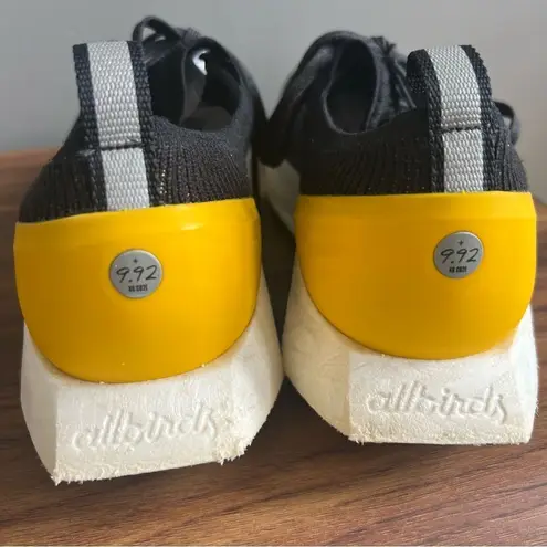 Allbirds LIMITED EDITION Silver Fern Tree Flyer Yellow Black Size 8.5 Women