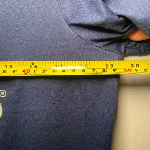 Life is Good  Navy Blue Floral Sleep Shirt Tee Stretchy Pajama Women's size Small