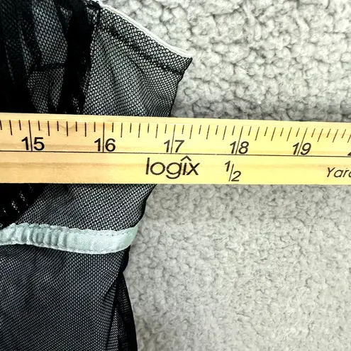 Ambrielle Babydoll Chemise XL Blue Lace Nightgown Fairy Goth Slip Dress Y2K Blue