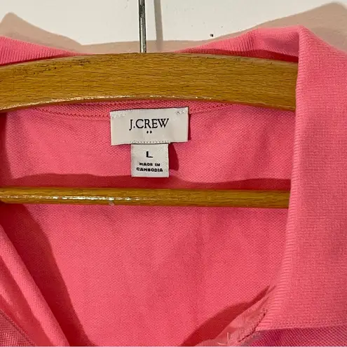 J.Crew Women’s  Pink Collared 4 Button Sleeevless Golf Style Tank Top Size Small