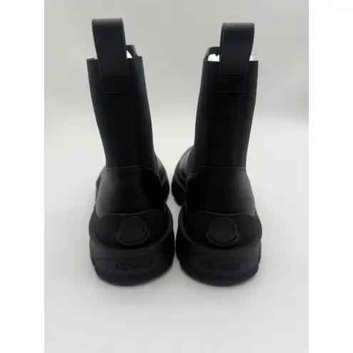 Moncler NIB Hevea Lug Sole ChelseaBoot (Women) Black Sz 38 US 8 $890
