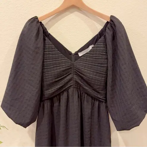 ASTR  the Label Juniper Midi Dress in Black Size Small NWT