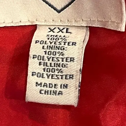 st. john's bay  Buffalo Plaid Puffer Vest Red Black Quilted Holiday Cabin Cozy XXL