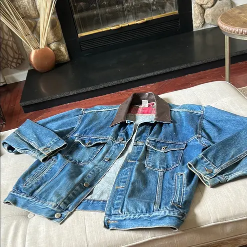 Marlboro RARE Vintage 90s Trucker Jean Jacket