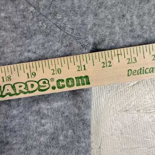 Pringle of Scotland x H&M Gray Lion Crest Mock Neck Puff Sleeve Sweater XL