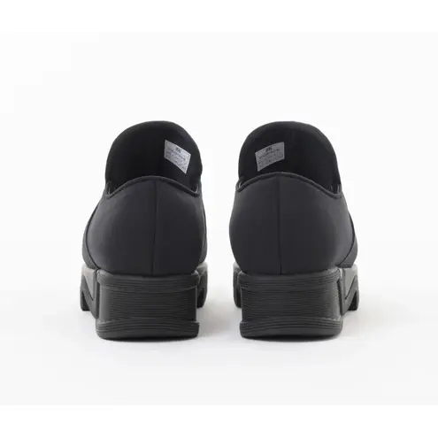 iRI NYC Wes Sneakers Black Unisex SZ 37 US 7 Slip Ons Neoprene Italian NEW