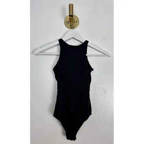 SKIMS Fits Everybody High Neck Bodysuit in Onyx Black Size XX-Small